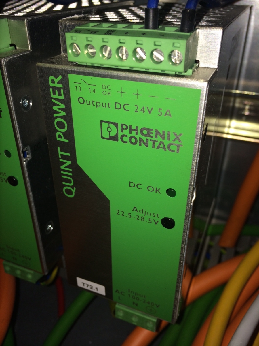 Phoenix Contact Quint PS 24 volt 5 AMP din-rail netvoeding
